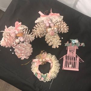 Vintage Christmas ornaments.